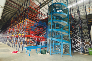 Multi-tier Rack Supported Mezzanine Structure1