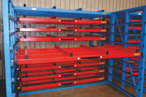 Roll-out Sheet Storage Rack